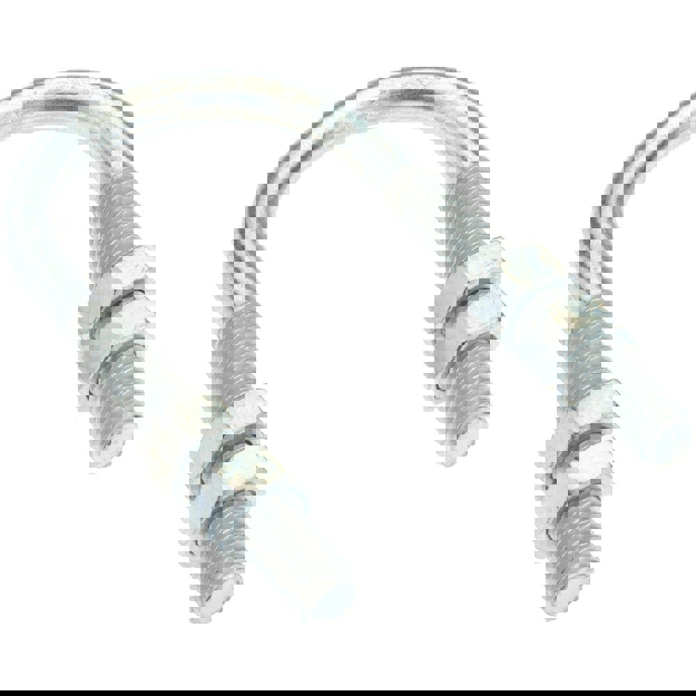 Round U-Bolt: Without Mount Plate, 3/8-16 UNC, 2-3/8